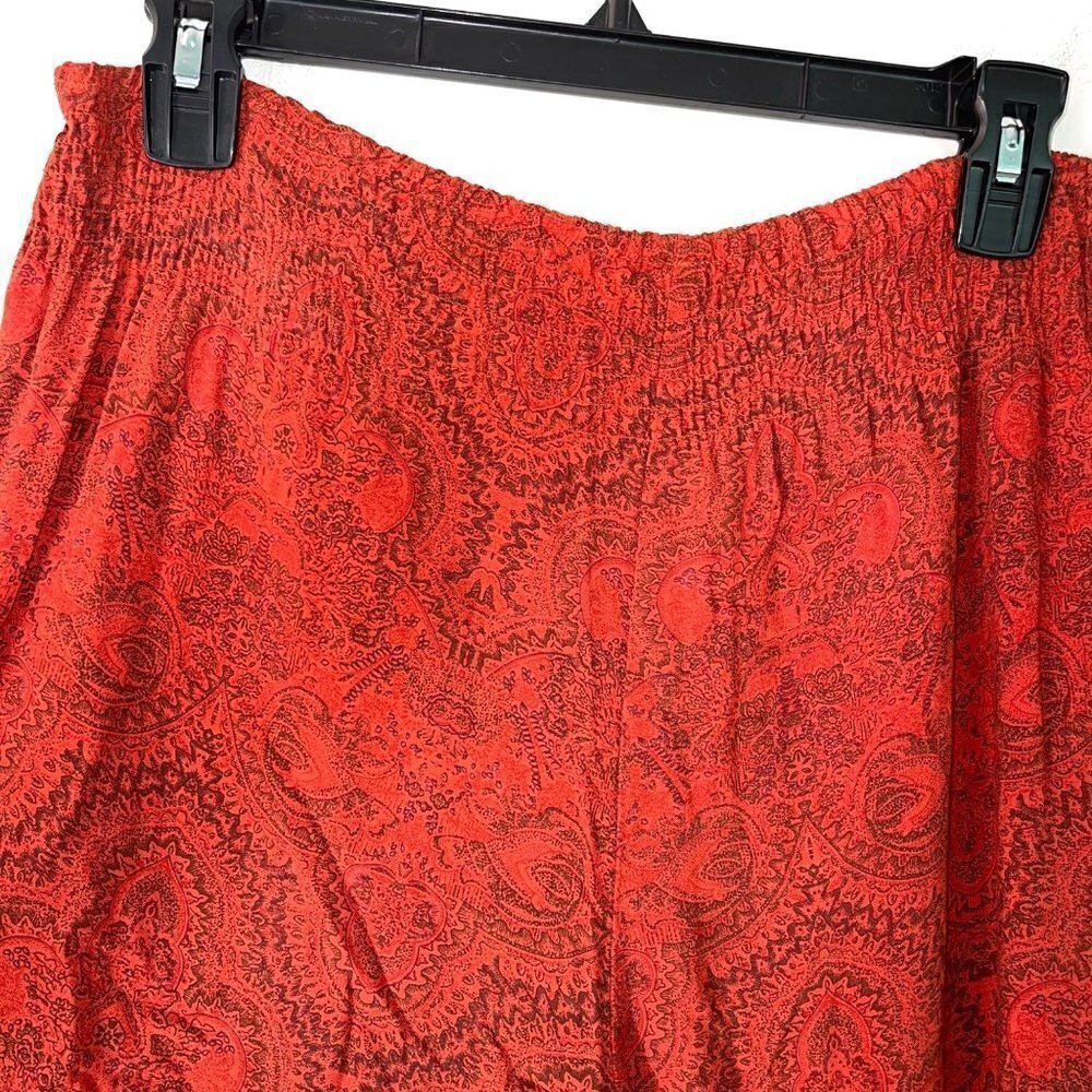 NWT Free People Womens Lounge Pants Size Small S Wide Leg Spice Combo Pure Rayon - Picture 12 of 12
